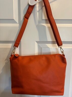 ORANGE-BEST of EVERYTHING SHOULDER/CROSSOVER PURSE